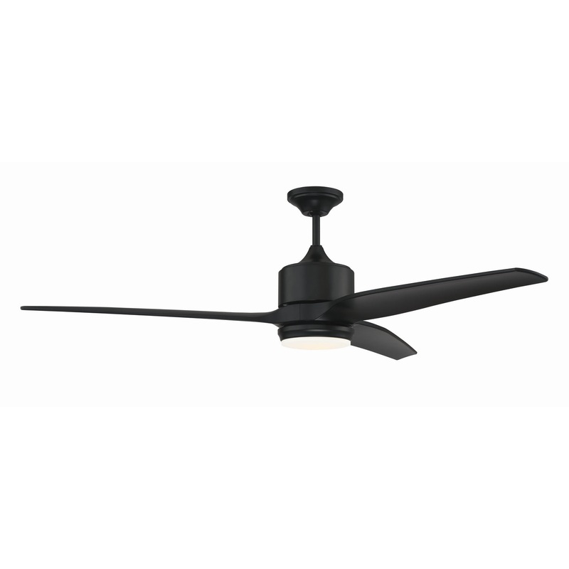 Mobi 60``Ceiling Fan in Flat Black