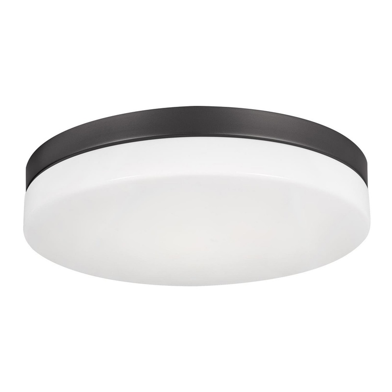 Oscar LED Flush Mount in Black