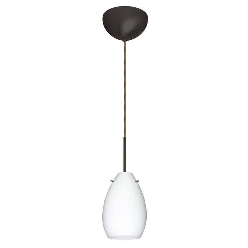 Pera One Light Pendant in Bronze