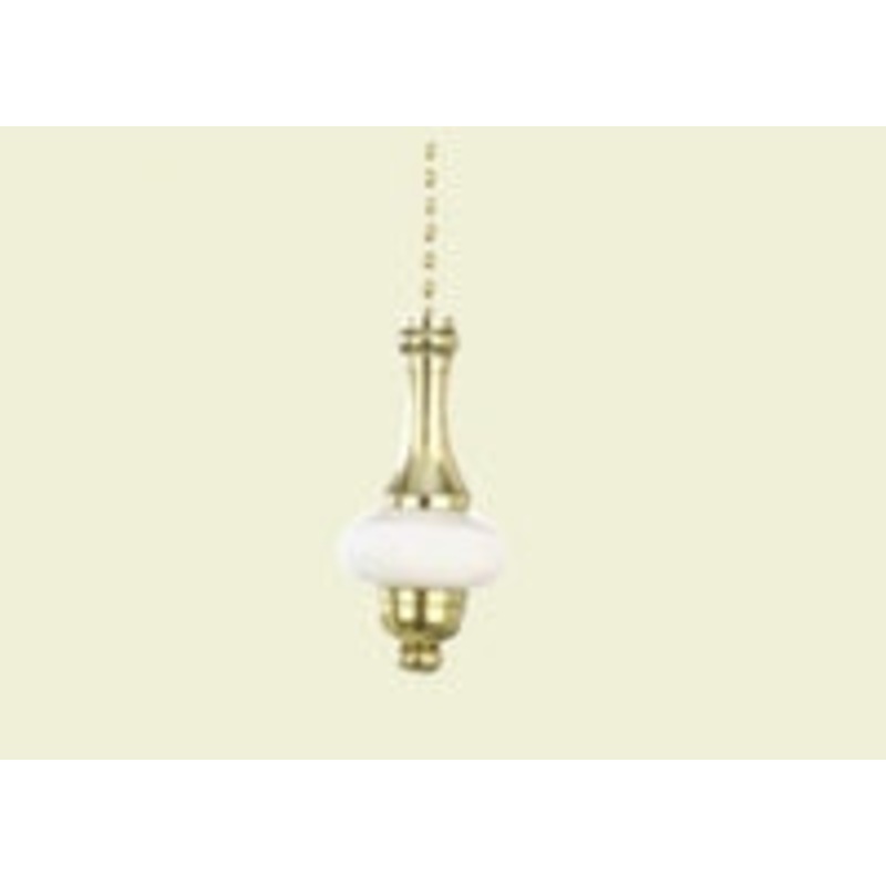 Pull Chain Pull Chain in White Porcelain