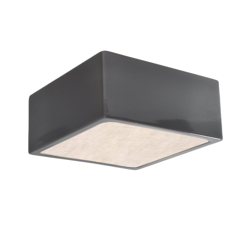 Radiance LED Outdoor Flush-Mount in Gloss Grey