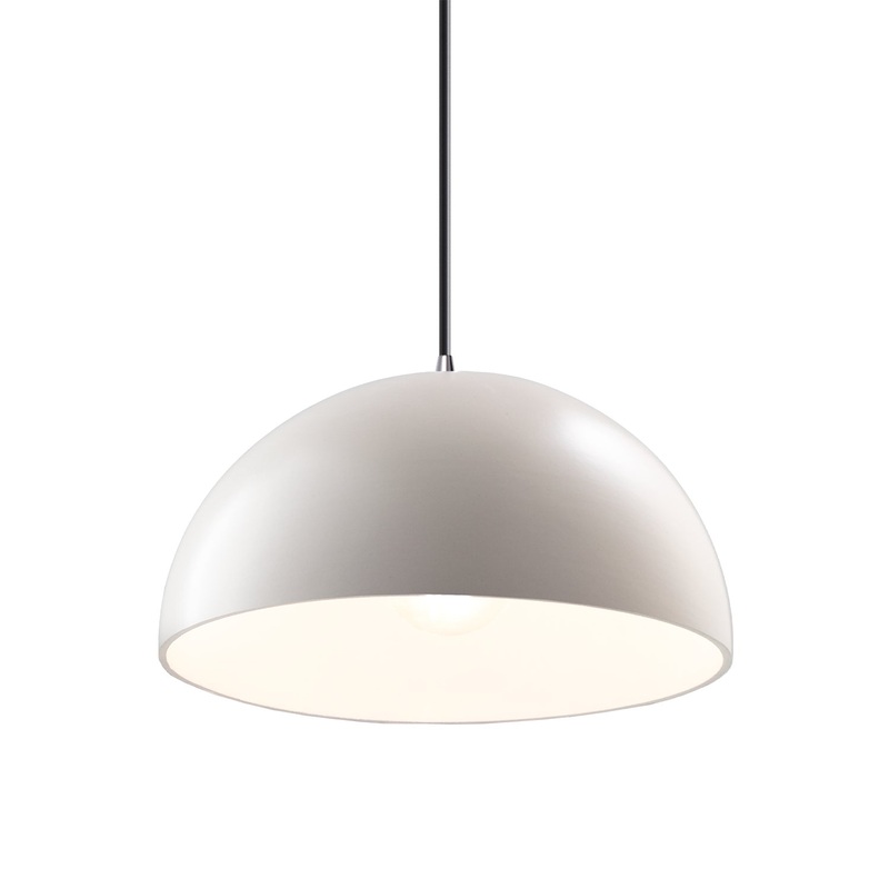 Radiance One Light Pendant in Matte White