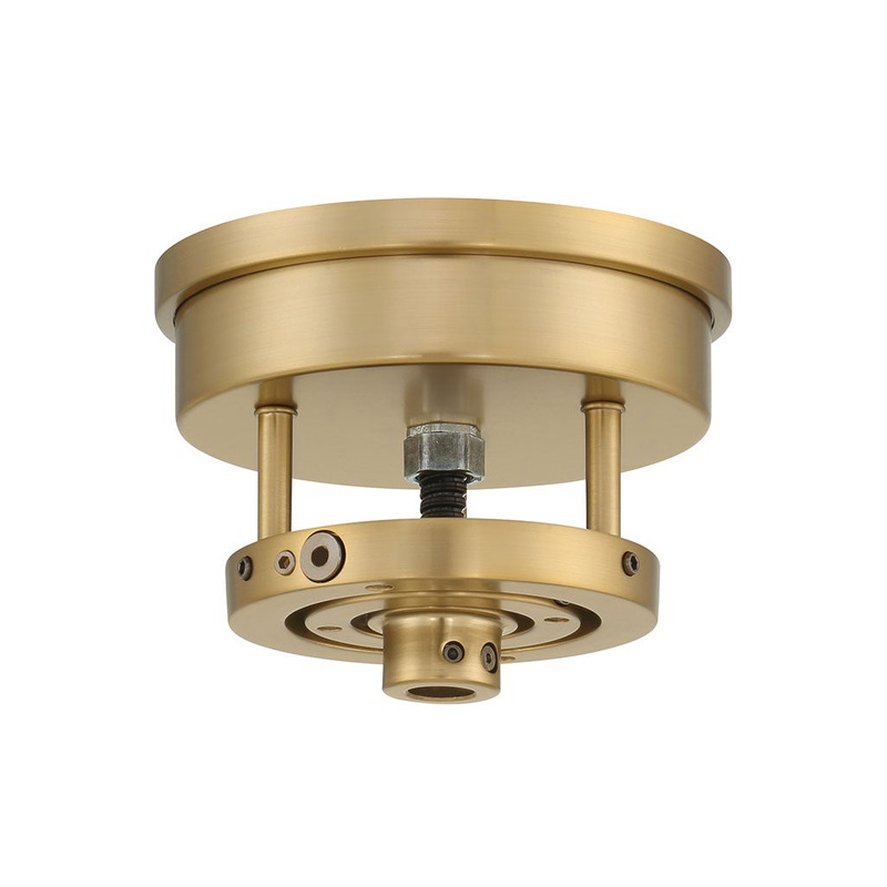 Slope Mount Adapter Slope Mount Adapter in Satin Brass