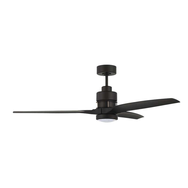 Sonnet 60``Ceiling Fan in Flat Black