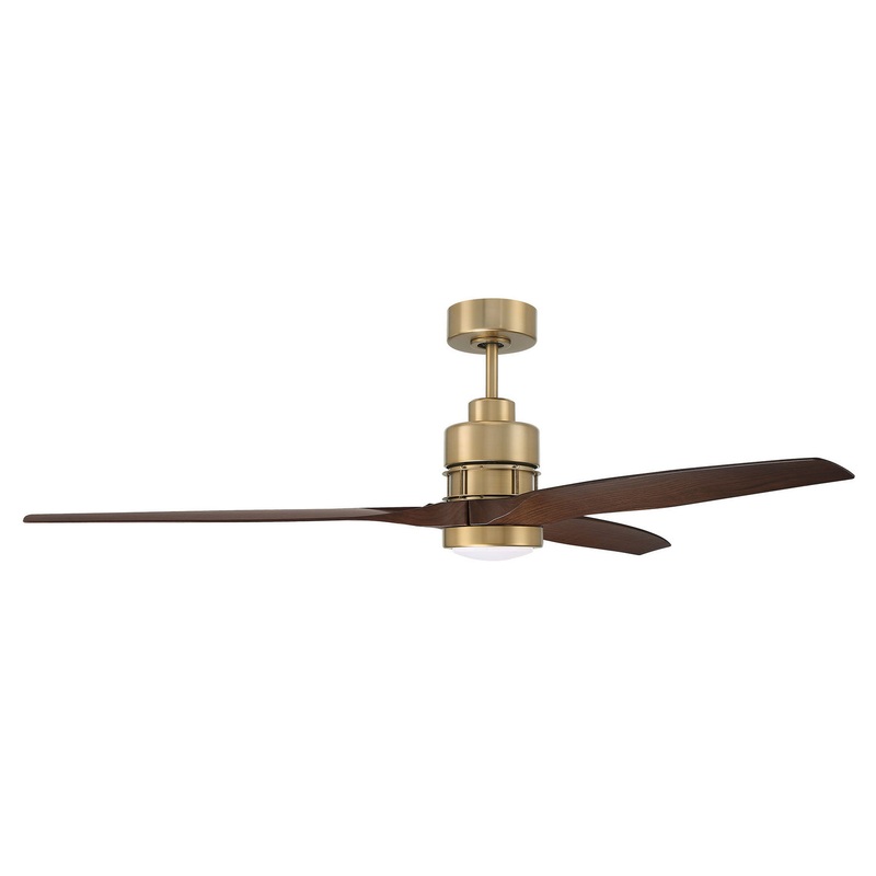 Sonnet 60``Ceiling Fan in Satin Brass