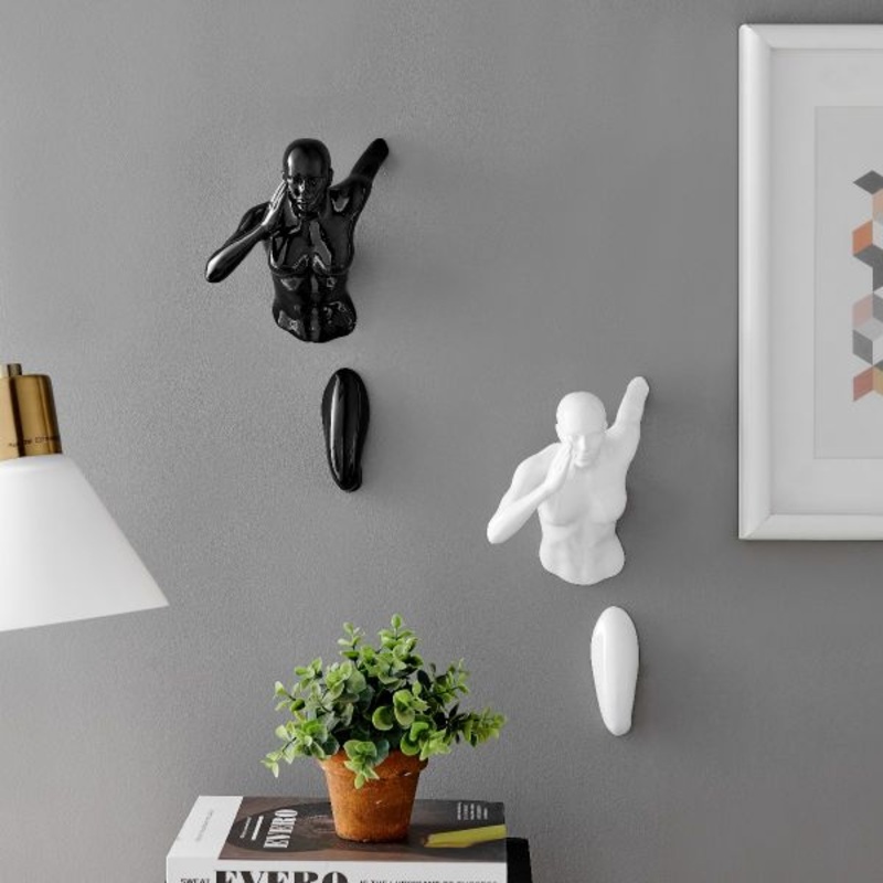 Wall Runners Women Set of Two // White & Black
