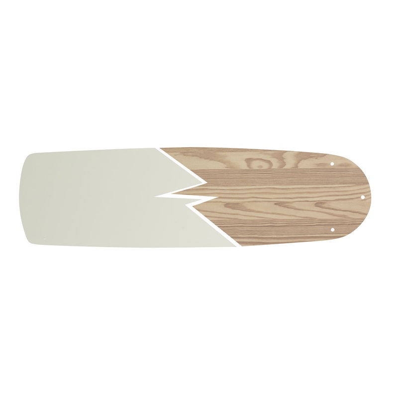 62`` Premier Series 62`` Blades in Matte White/Washed Oak