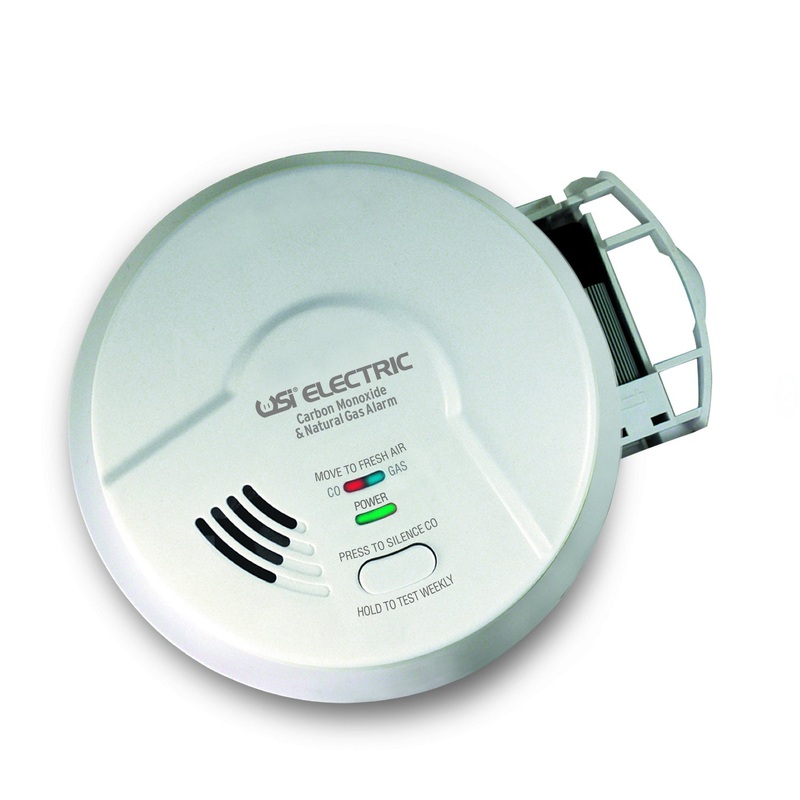 Alarms Carbon Monoxide & Natural Gas, Wired w/Battery Back-Up in White