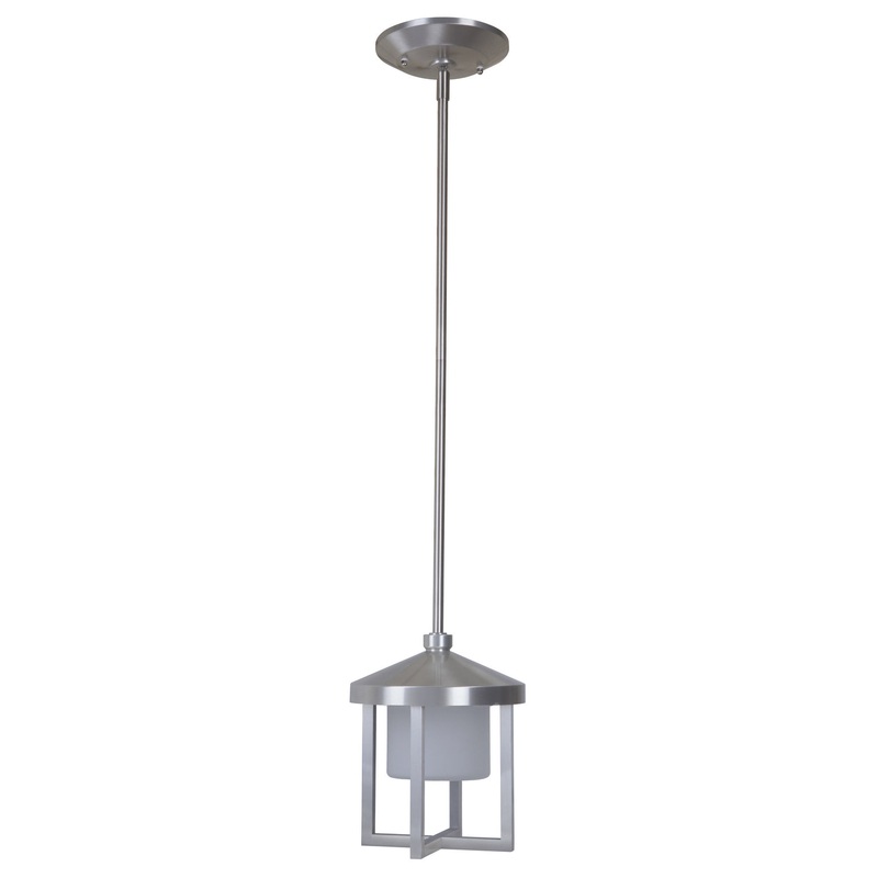 Alta LED Pendant in Satin Aluminum