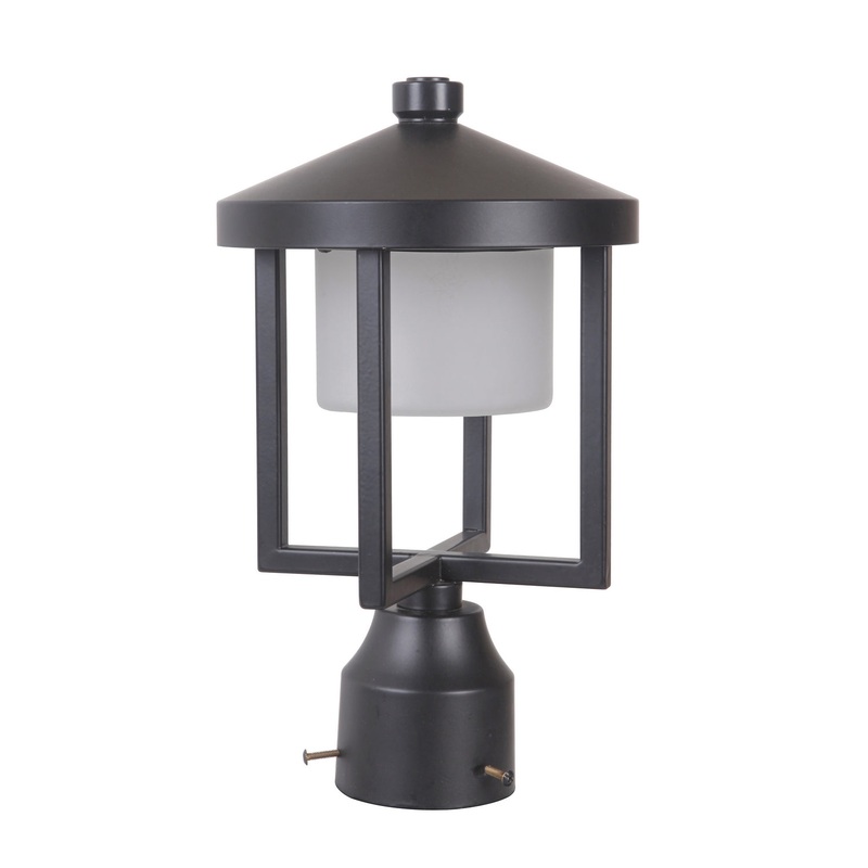 Alta LED Post Mount in Midnight