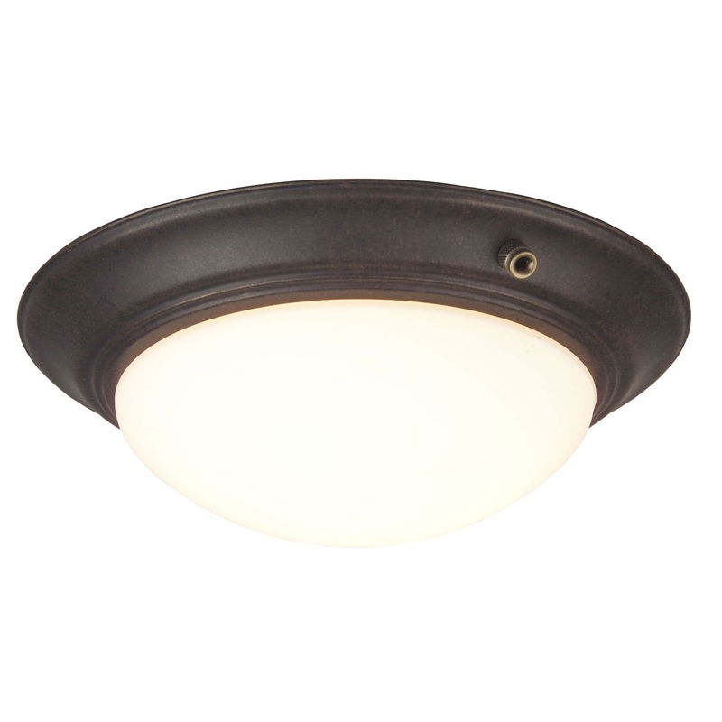 Elegance Bowl Light Kit LED Fan Light Kit in Aged Bronze Textured