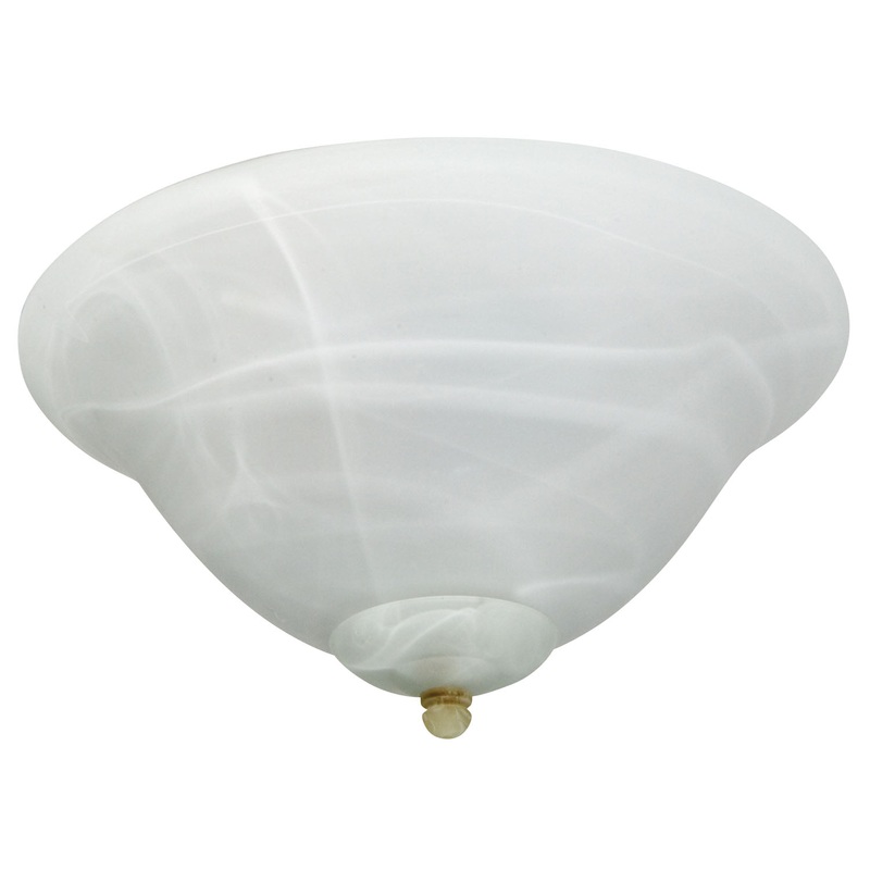 Elegance Bowl Light Kit LED Fan Light Kit in White