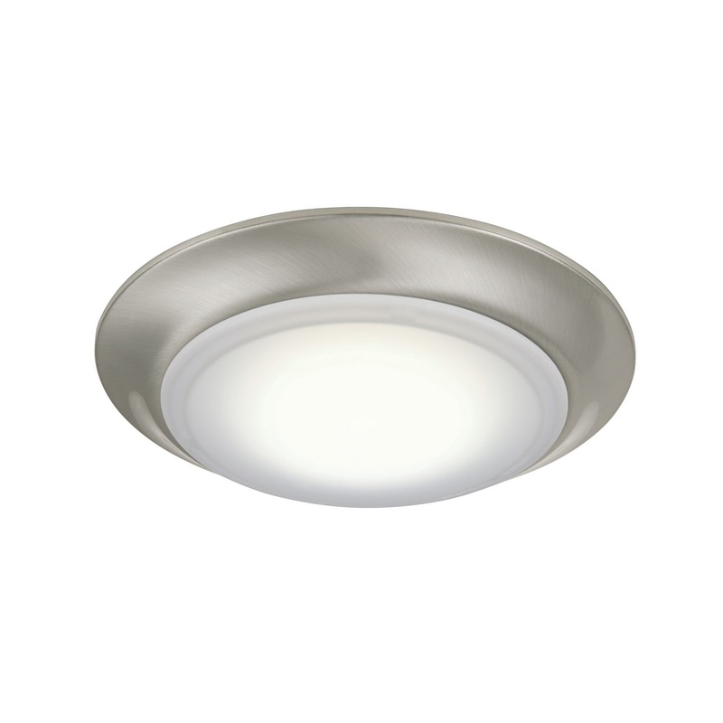 Flushmount LED Flushmount in Brushed Satin Nickel