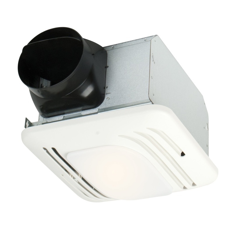 Fresh Air Vent Series Silent Fan Light in Designer White