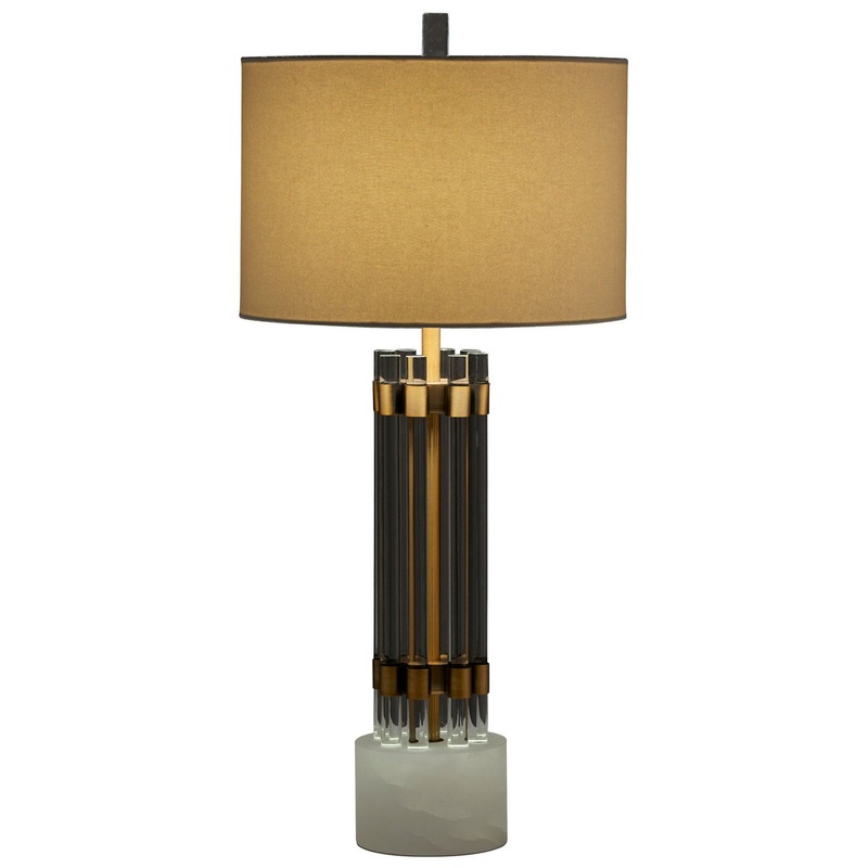 LED Table Lamp in Brass
