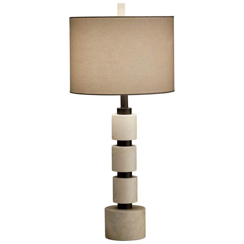 LED Table Lamp in Gun Metal