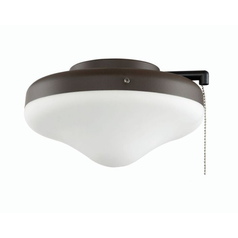 Outdoor Bowl Light Kit LED Fan Light Kit in Brown