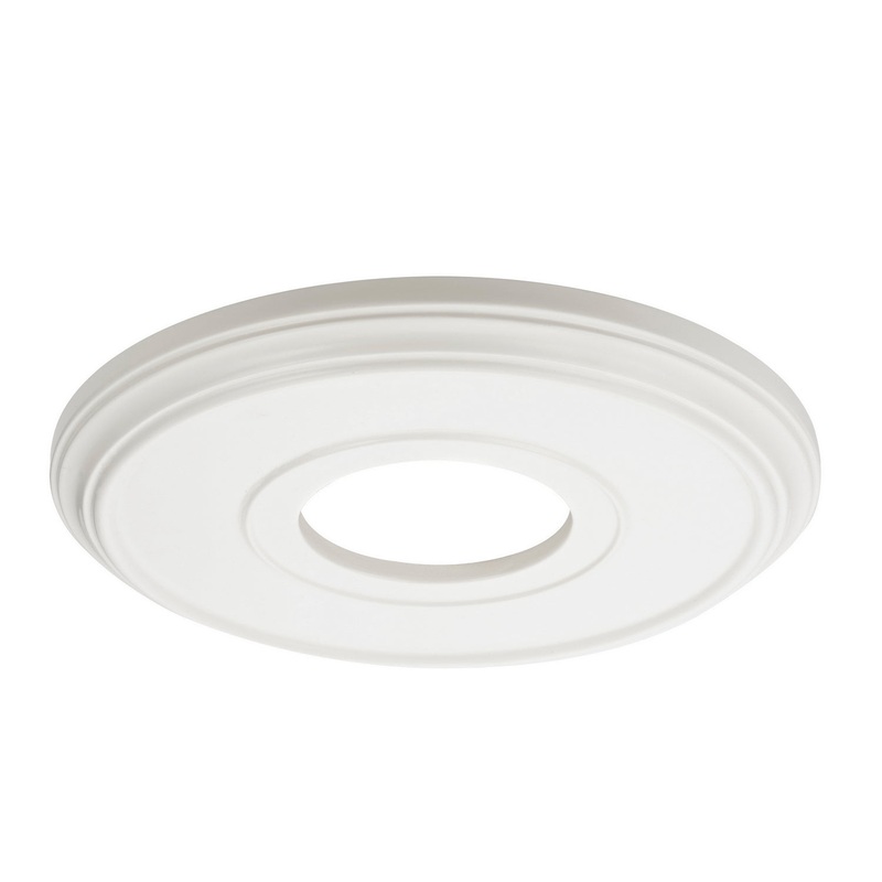 Recesso Ceiling Medallion in Paintable White