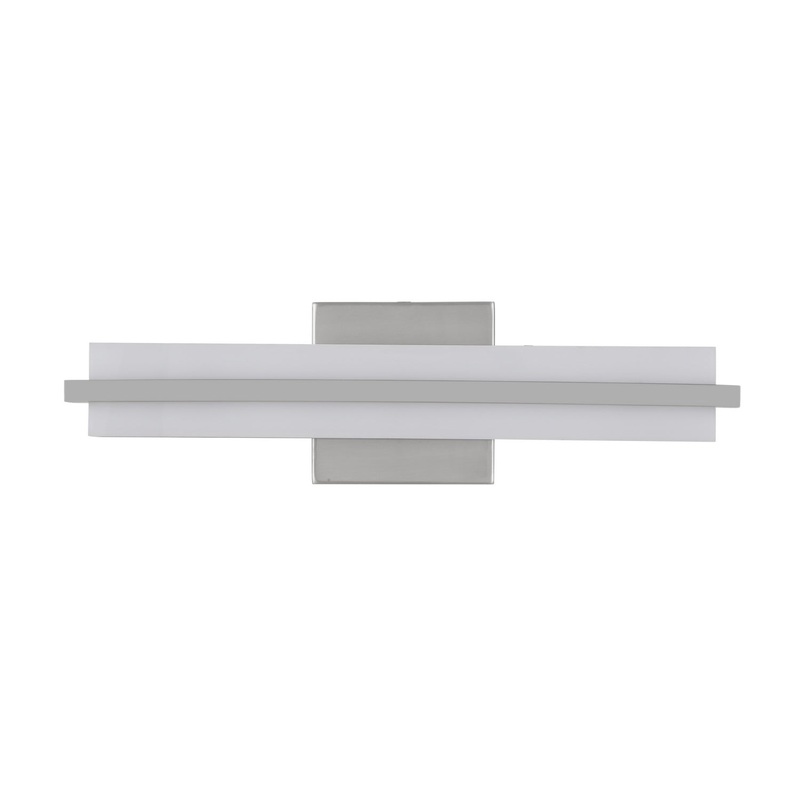 Seger LED Vanity in Brushed Polished Nickel