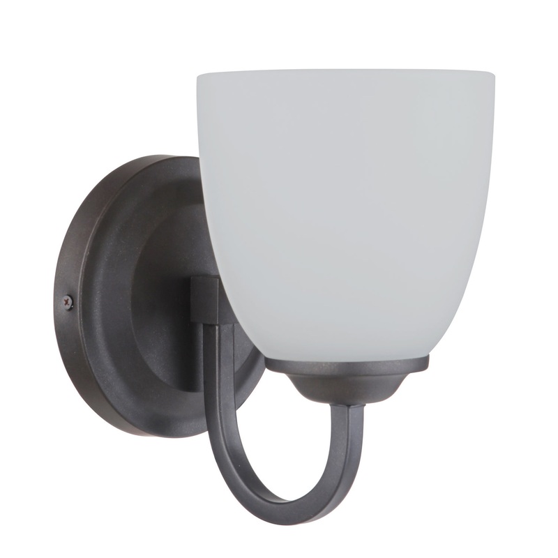 Serene One Light Wall Sconce in Espresso