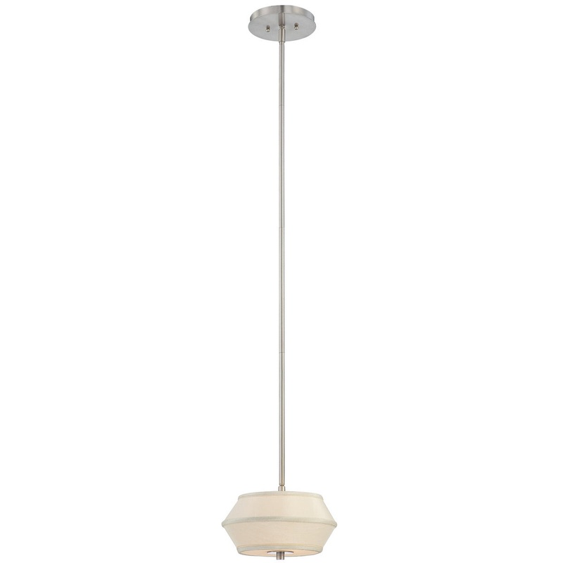 Sunrise Two Light Mini Pendant in Satin Nickel