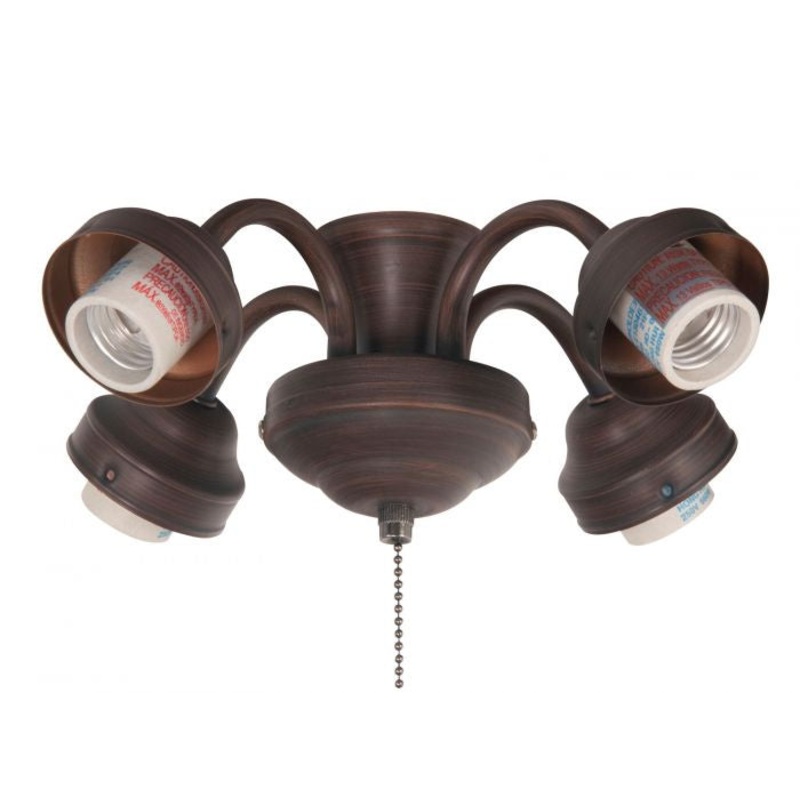 Universal Four Light Fitter in Aged Bronze Brushed