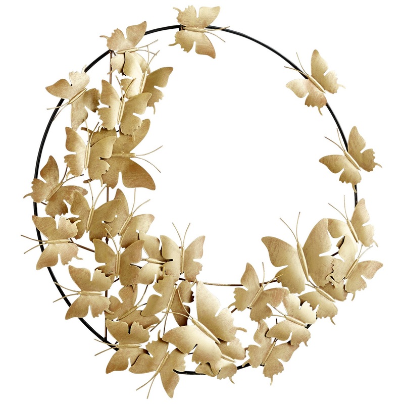 Wall Decor in Gold And Black