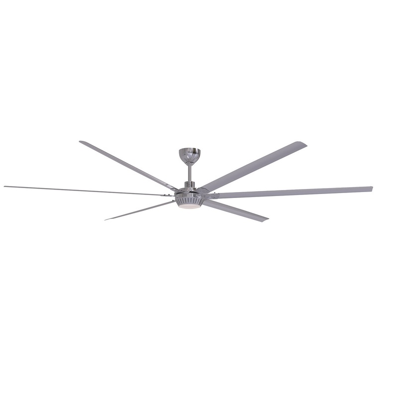 Windswept 120`` 120``Ceiling Fan in Brushed Polished Nickel