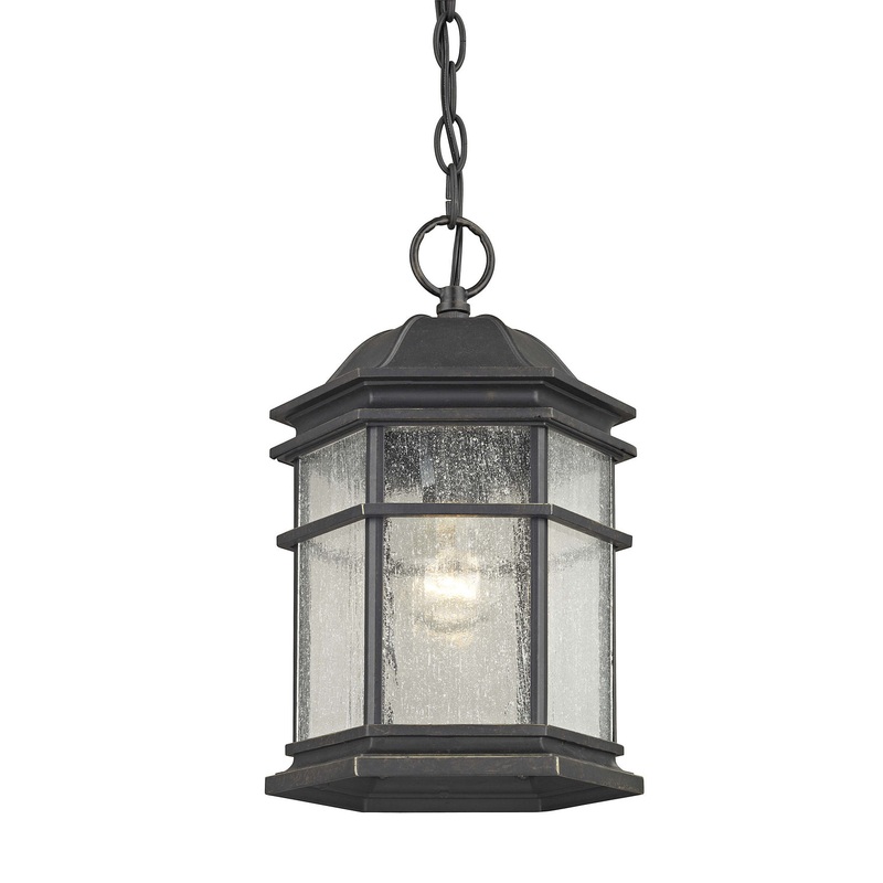 Barlow One Light Outdoor Hanging Lantern in Winchester
