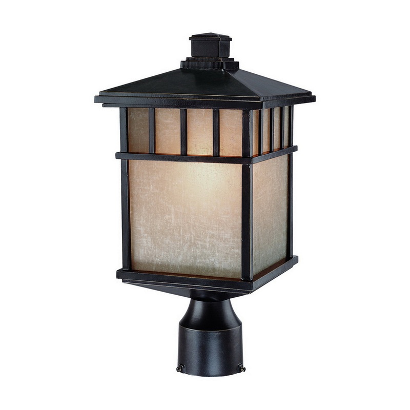 Barton One Light Post Mount in Winchester