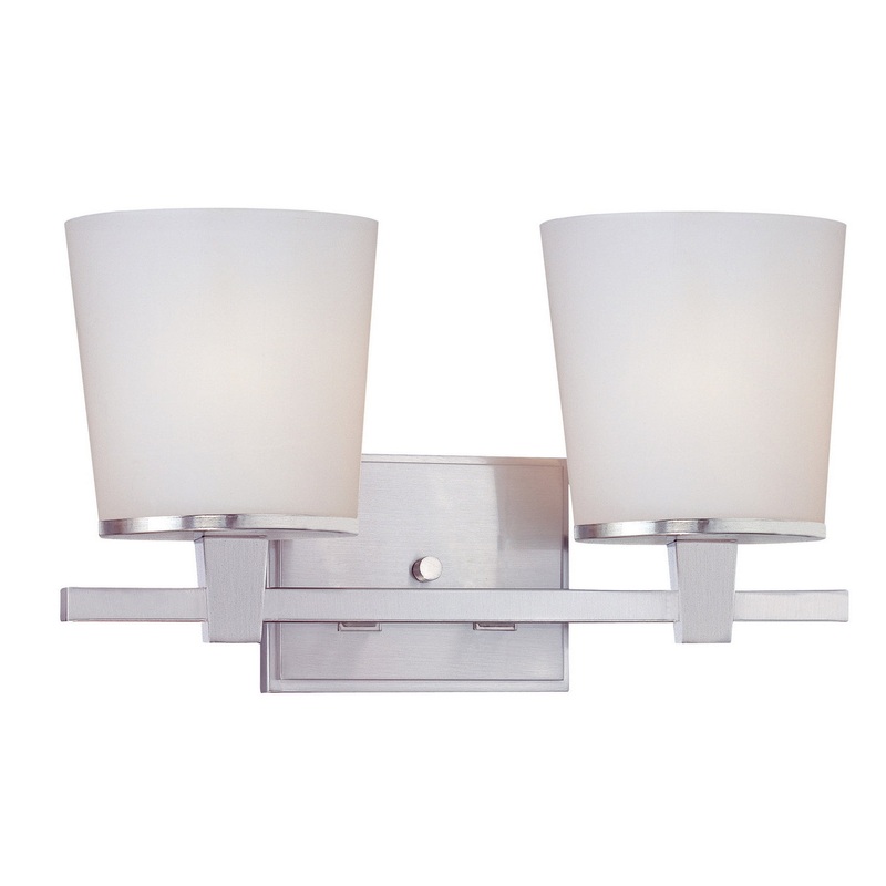 Ellipse Two Light Bath in Satin Nickel