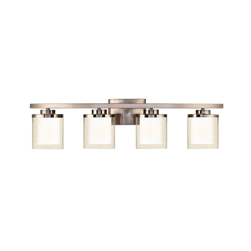 Horizon Four Light Bath in Satin Nickel