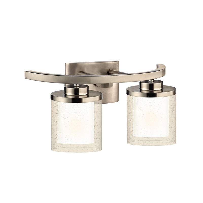 Horizon Two Light Bath in Satin Nickel