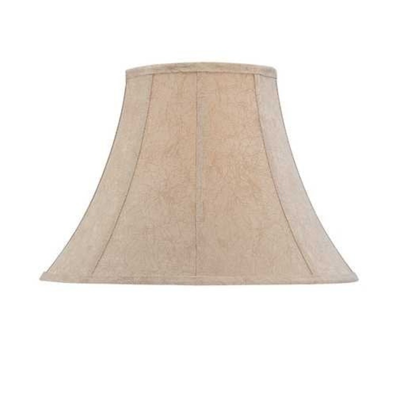 Mix and Match Silk Round Bell Soft Back With Piping Lamp Shade in Silkwood