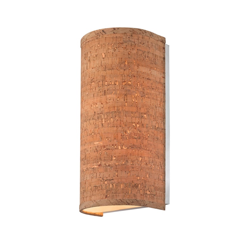 Naturale Two Light Wall Sconce in Natural Cork