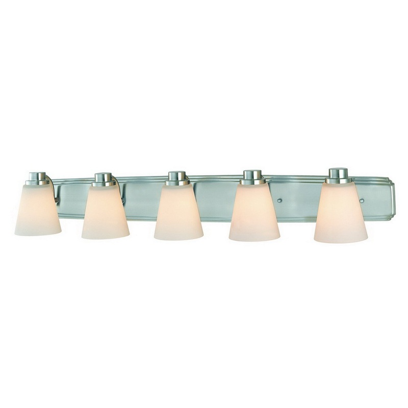 Southport Five Light Bath in Satin Nickel