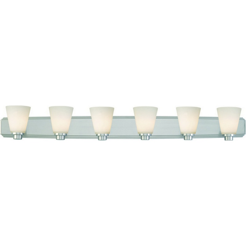 Southport Six Light Bath in Satin Nickel
