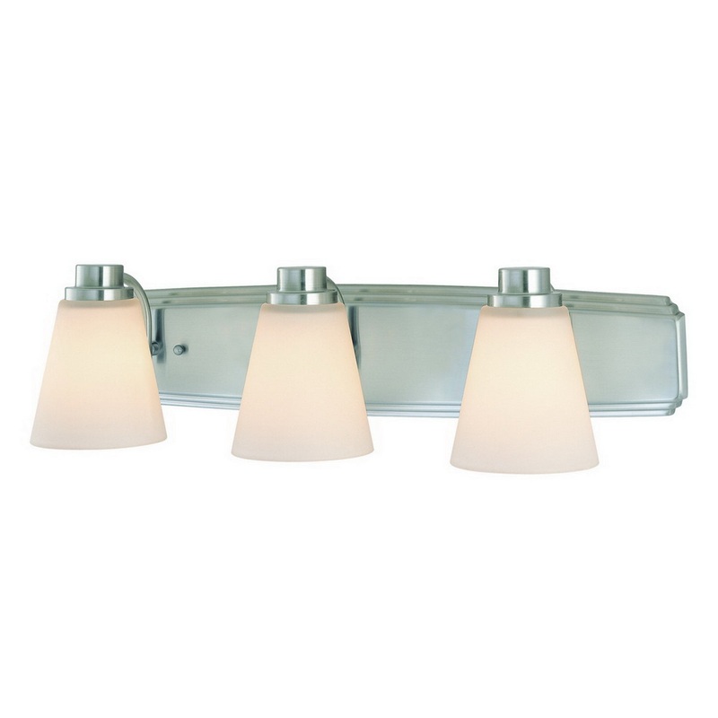 Southport Three Light Bath in Satin Nickel