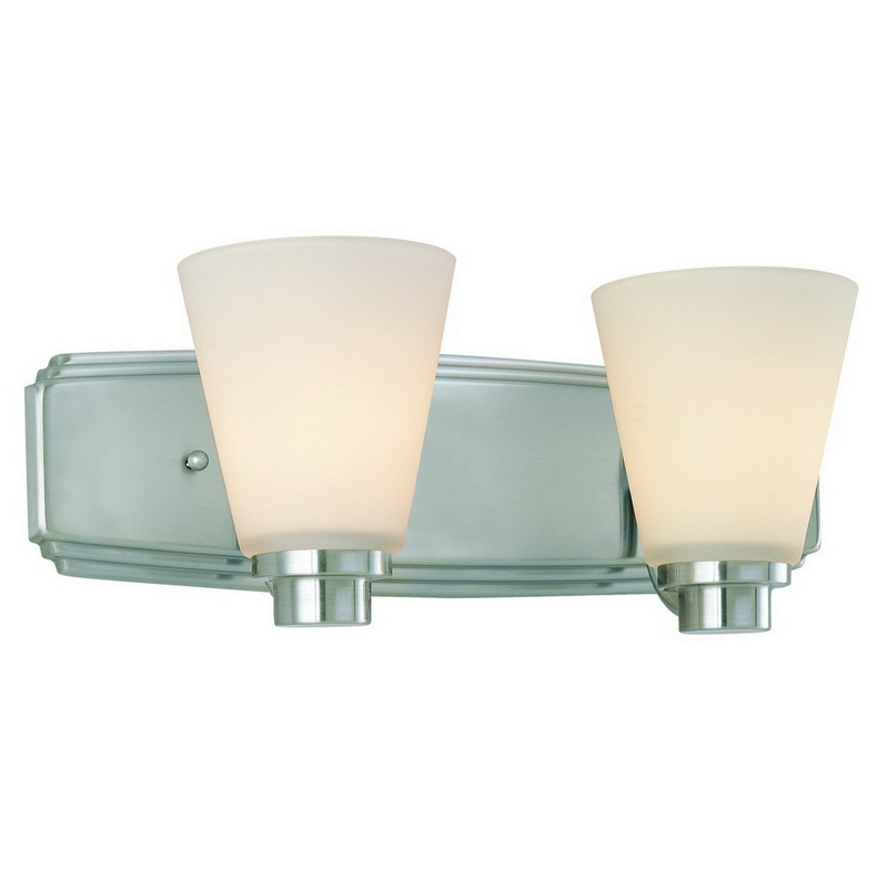 Southport Two Light Bath in Satin Nickel