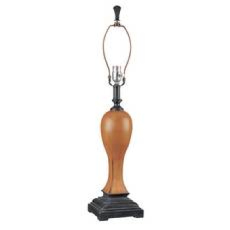 Table Lamps  in Olde World Iron/ Honey