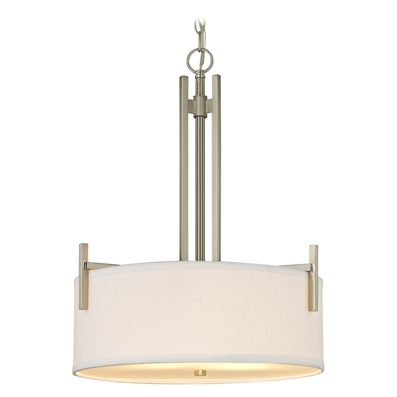 Tecido Three Light Pendant in Satin Nickel