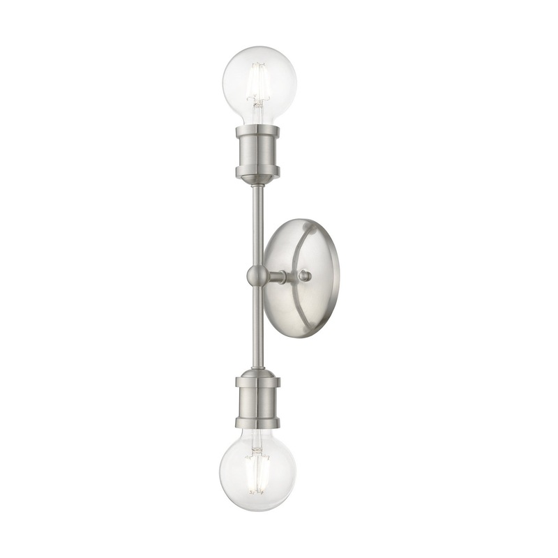 Lansdale Two Light Vanity Sconce in Brushed Nickel