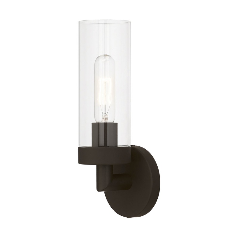 Ludlow One Light Wall Sconce in Bronze