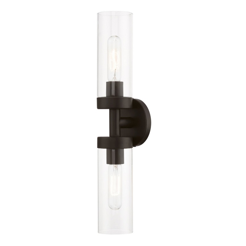 Ludlow Two Light Vanity Sconce in Bronze