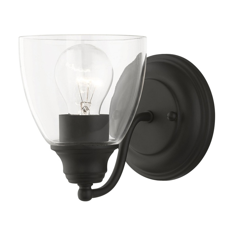 Montgomery One Light Vanity Sconce in Black