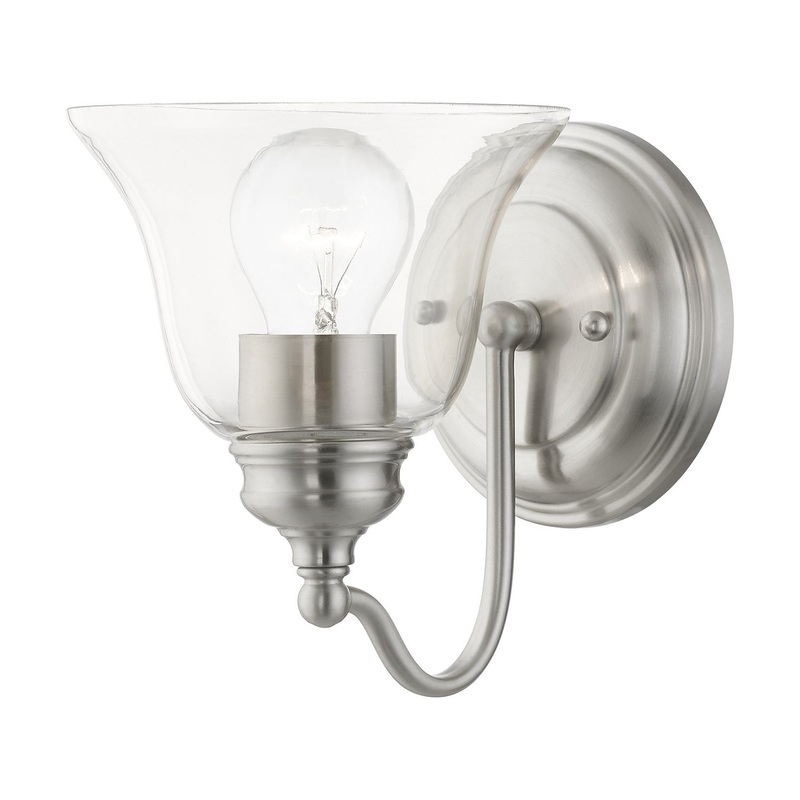 Moreland One Light Vanity Sconce in Brushed Nickel