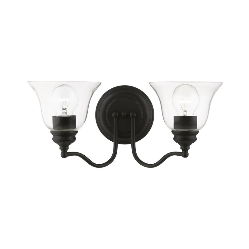 Moreland Two Light Vanity Sconce in Black