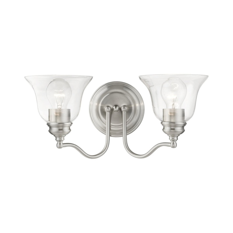 Moreland Two Light Vanity Sconce in Brushed Nickel