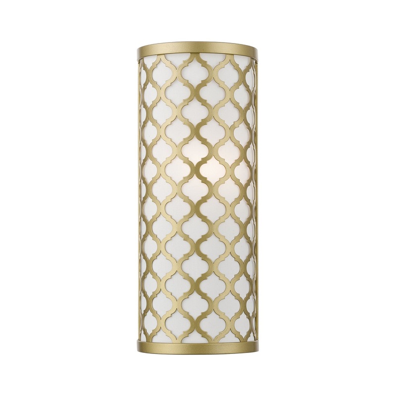 Arabesque One Light Wall Sconce in Soft Gold