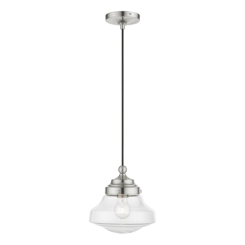 Avondale One Light Mini Pendant in Brushed Nickel